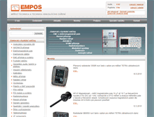 Tablet Screenshot of empos.cz